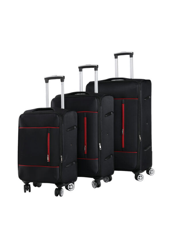 York Soft Shell Three Piece Set Suitcase