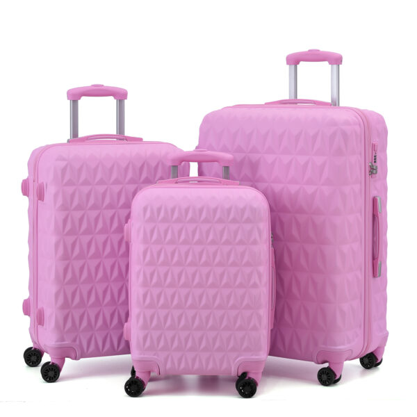 Oxford Hard Shell Three Piece Set Suitcase
